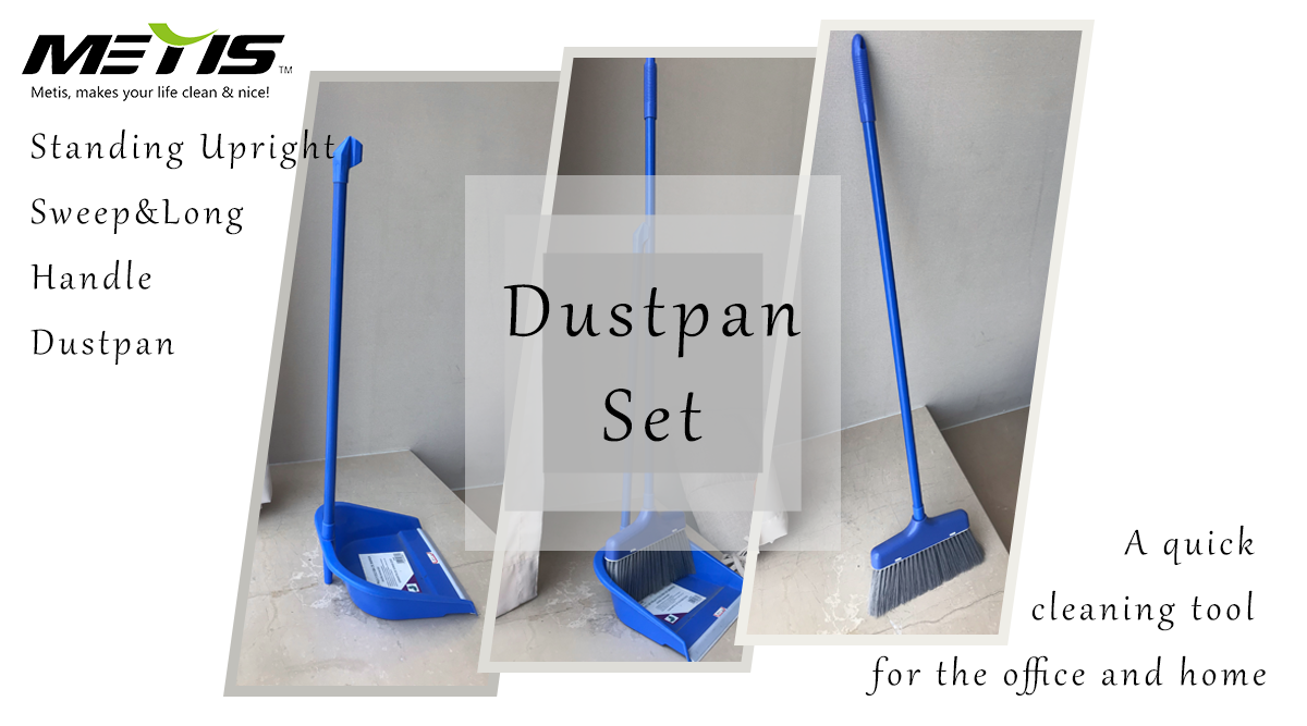 Standing Upright Sweep&Long Handle Dustpan