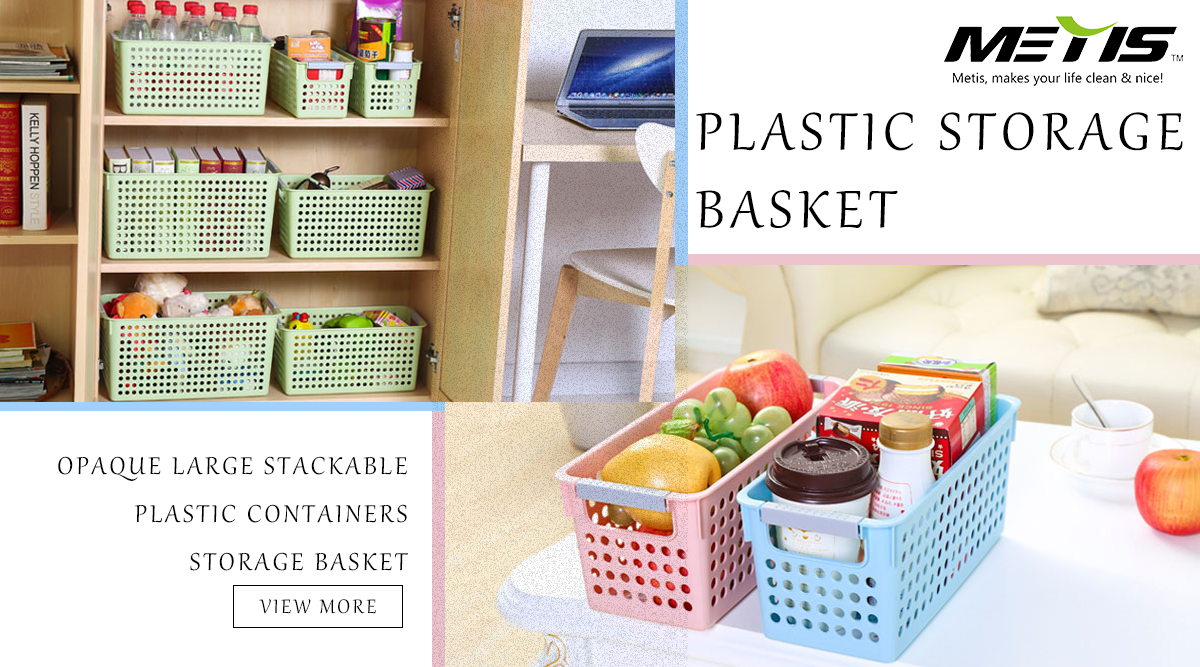 Durable Plastic Storage Basket