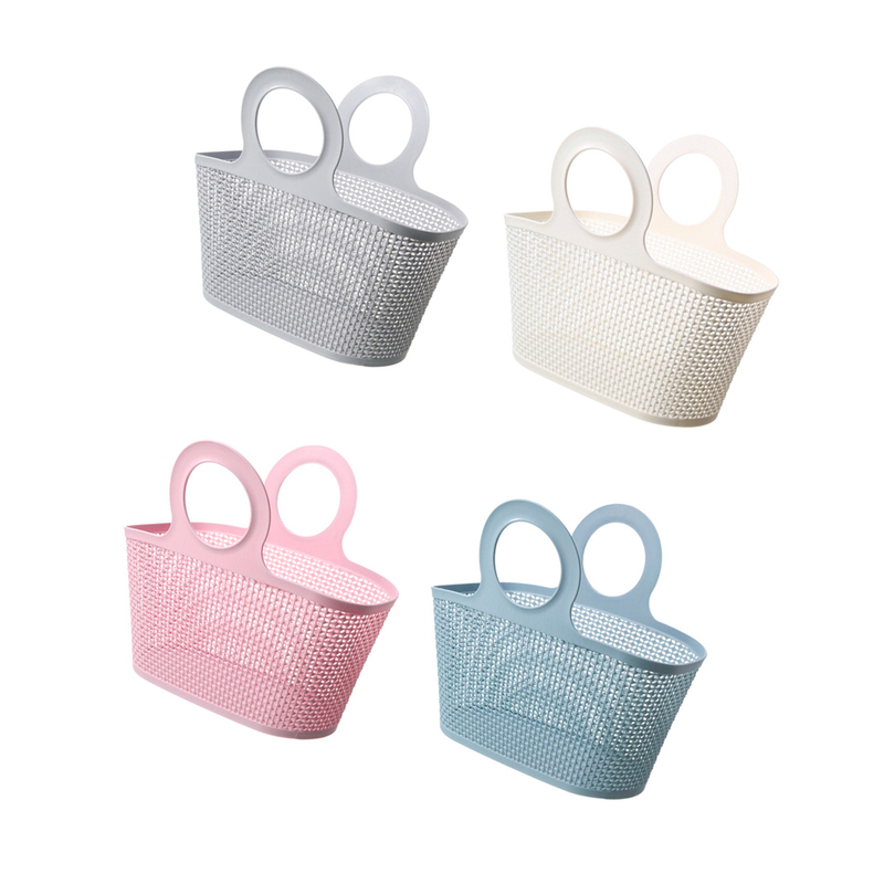 Plastic Storage Basket with Handles for Bathroom, Kitchen Metis A7033-1