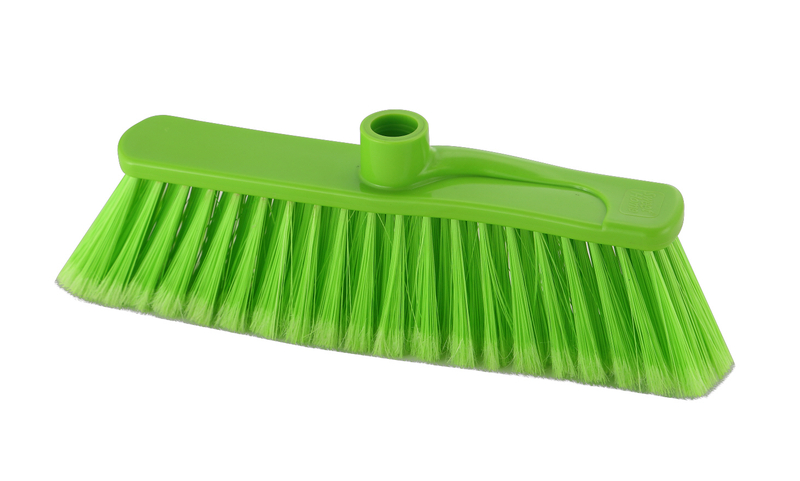 House Hold Cleaning Brush Green Cleaning Sweep Broom Soft Brush Plastic Broom Head 9100