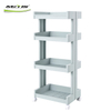 4 Tier Mobile Shelving Unit Organizer with Wheels Gap Storage Tower Rack for Kitchen Bathroom Laundry Narrow Places Metis A7025-2