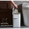 Newly Designed Multi-purpose Plastic Trash Can with Lid Use for Home Forbathroom C6005
