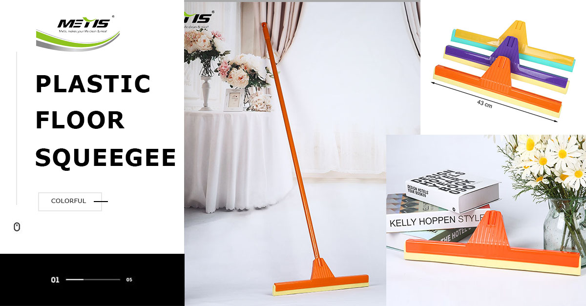 Colorful Plastic Floor Squeegee