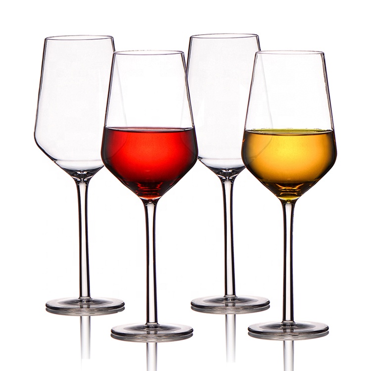 METIS wholesale unbreakable good quality plastic 350ml red wine glasses