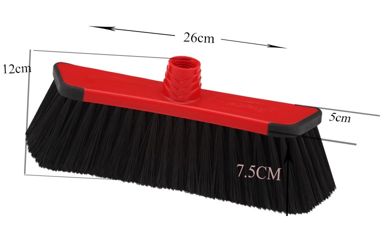  Floor Cleaning Supplies Soft Wool Plastic Broom Head Flower Broom Parts Metis 9225