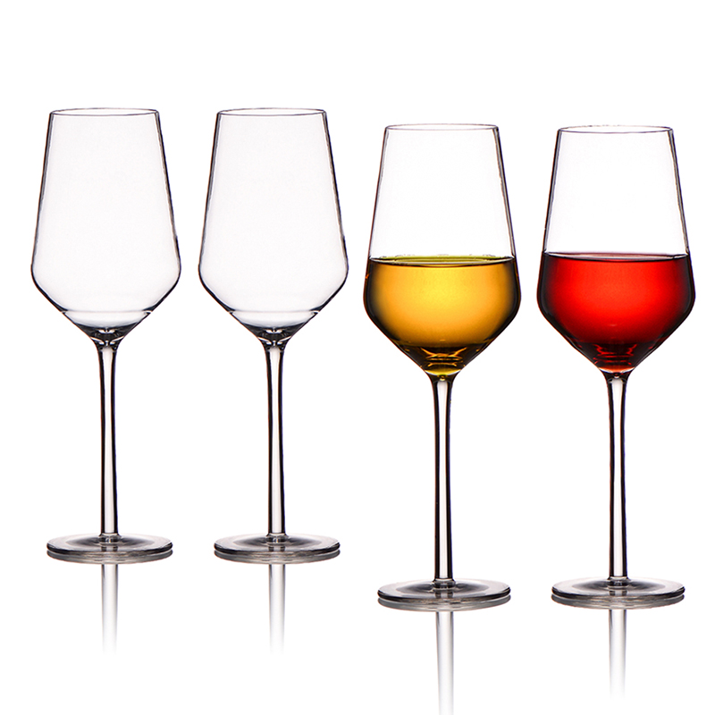Reusable Unbreakable Plastic Tritan Collection White Wine Glasses