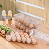 18 Grids Plastic Egg Storage Box Portable Food Storage Container With Lid For Kitchen Metis A7054