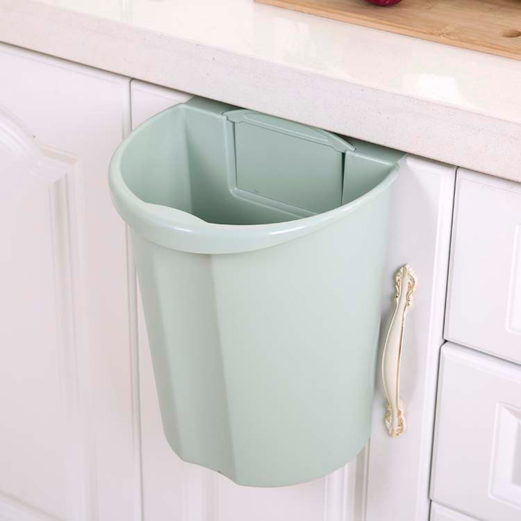 10L Wall Mounted Hanging Trash Bin For Kitchens Cabinet Door With Lid - View #8