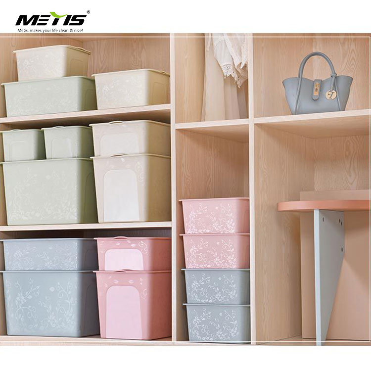  Clothes Storage Box Thick Quilt Plastic Toys Drawer Organizer Storage Box Household Container Storage Basket Bins Metis B6013-1