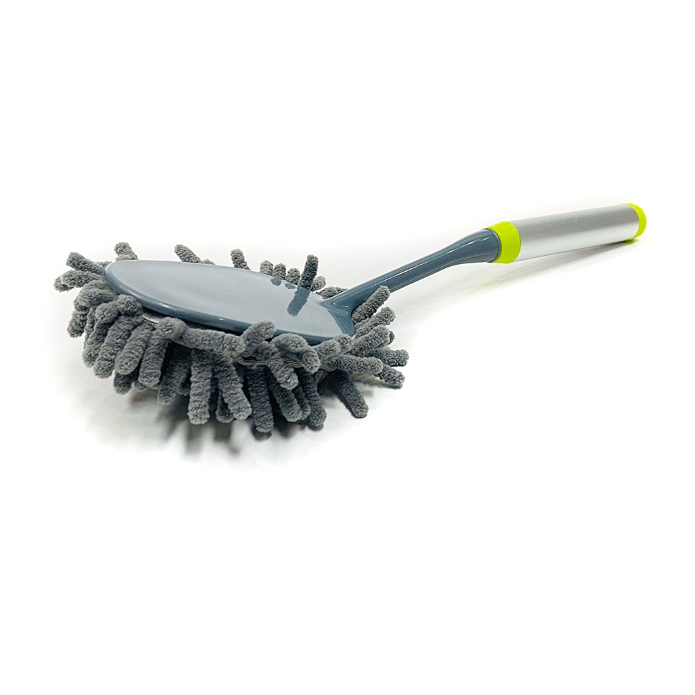 The fiber-bristled plastic dishwashing brush comes with six different handles D2025