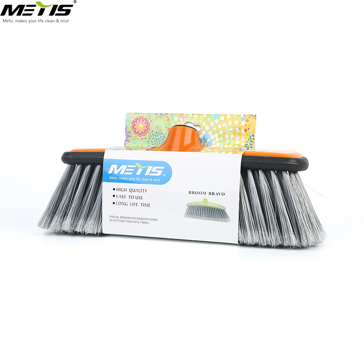  Wholesale Plastic Broom Head With long Soft Bristle Metis 8054