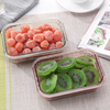 china houseware supplier A4007-2 kitchen refrigerator crystal food storage box