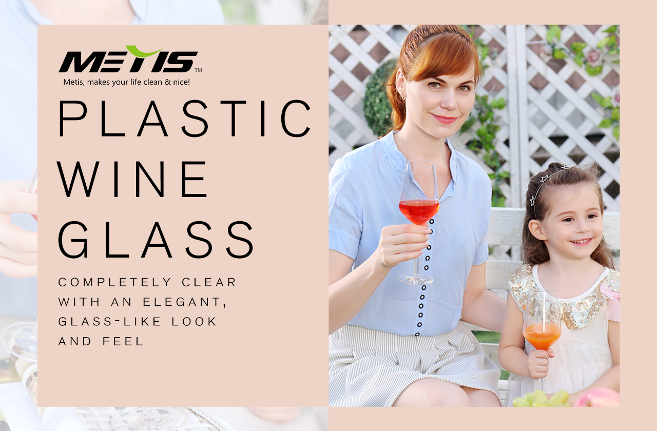 Household Tritan wine glass