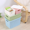  Stackable Lidded Woven Organizer Tote Bins for Toys Bedroom METIS A7018-3