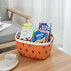 Small Pantry Organizer Basket Bins - Household Organizers with Cutout Handles for Kitchen Organization