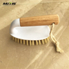 Wholesale price factory direct bamboo handle plastic brush laundry brush for laundry and home use 9512-W