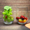 100% Tritan Dishwasher-safe Crystal Clear Stemless Wine Glass