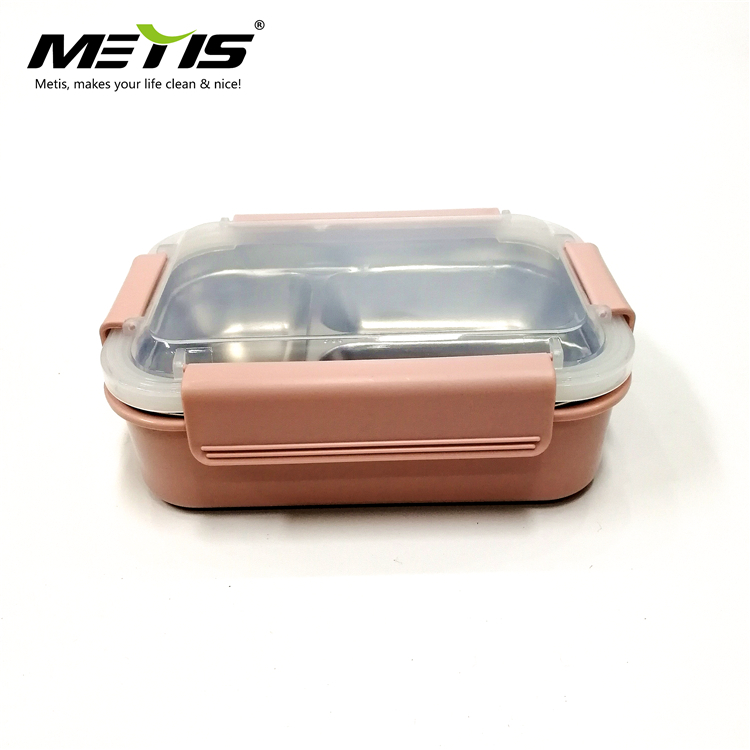 High quality stainless steel thermos lunch box 3 compartment food container for kids