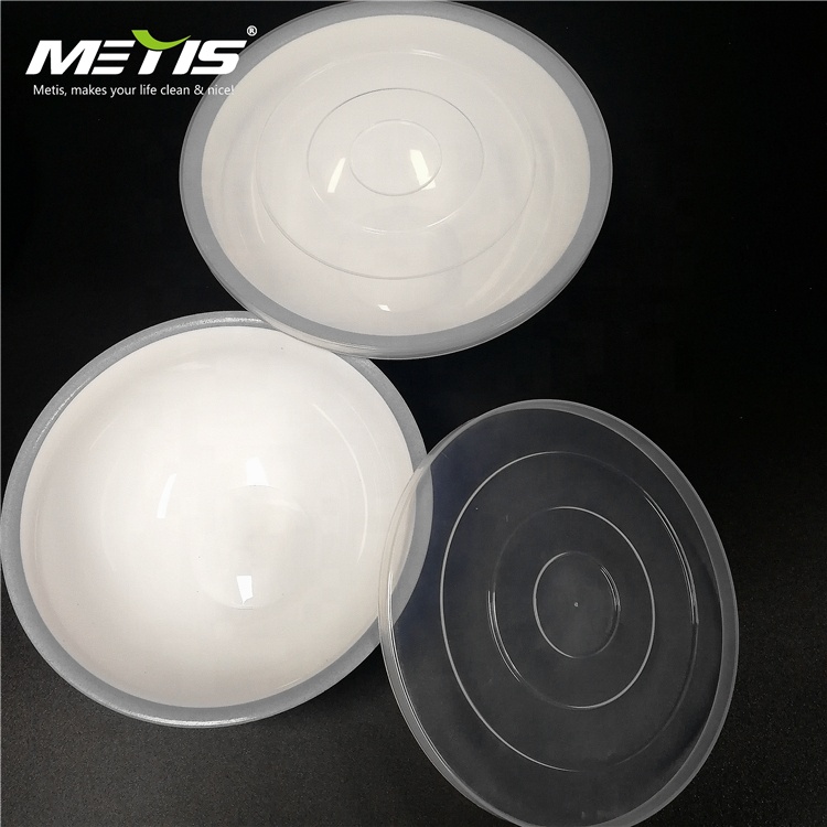 Unbreakable Plastic and Round Rim Salad Bowls Set of 4