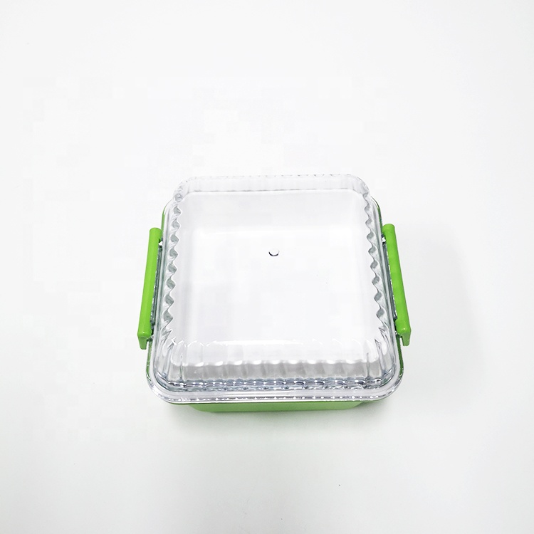 airtight storage baby food container with customized pp lid mini lunch box with spoon
