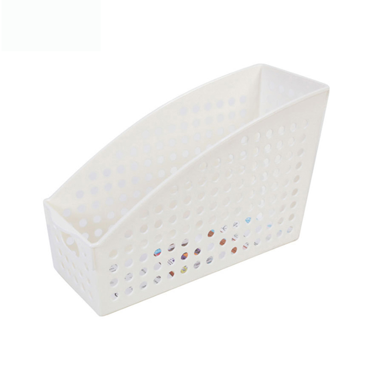 Clear keyway plastic storage basket office document container box
