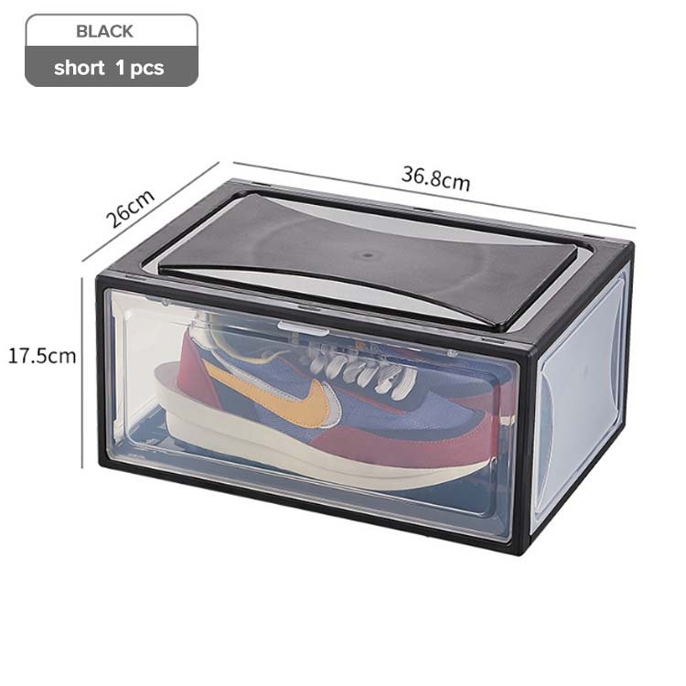 Transparent Shoe Box Plastic Dustproof Anti-Oxidation Sneakers Storage Box Metis D3001-1