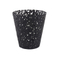 European and American style solid color fashion letter hollow trash can