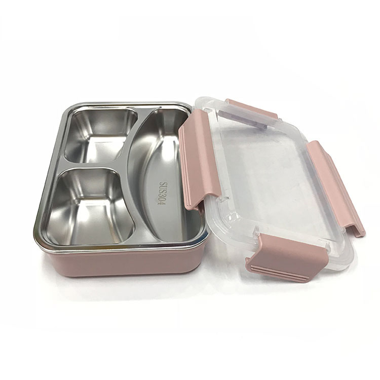 METIS eco-friendly wholesale BPA-Free FDA approval 304 stainless steel bento kids lunch boxes