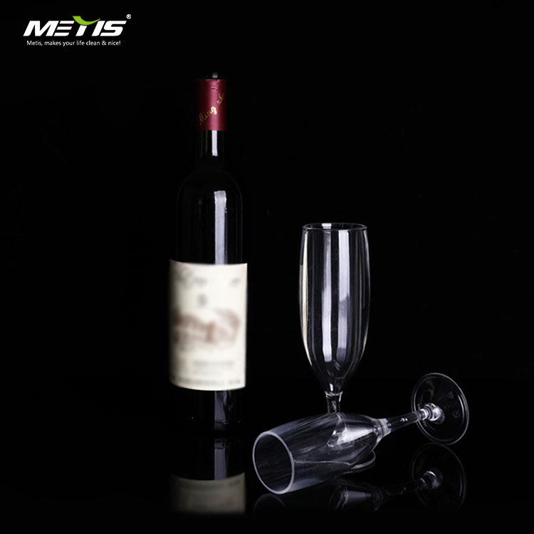 Wholesale Slender Stemmed Wine Glass Champagne Elegant Flute Wine Cups B5004