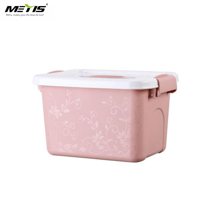 METIS good sale colorful plastic storage box with lid