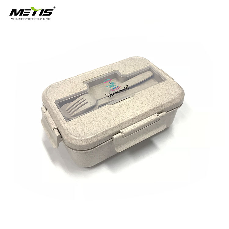 Environmentally friendly A6093 wheat straw material beton lunch box for home usage