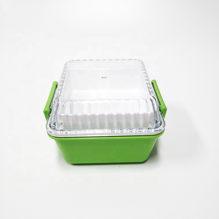 airtight storage baby food container with customized pp lid mini lunch box with spoon