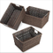 Plastic Storage Basket Storage containers with Built-In Stainless Steel Handles For Easy Transport