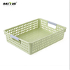 Good design rectangular plastic storage basket with handle Metis A7001-1