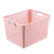 Europe style multipurpose 11L Large volume household plastic hollow-out square receiving basket