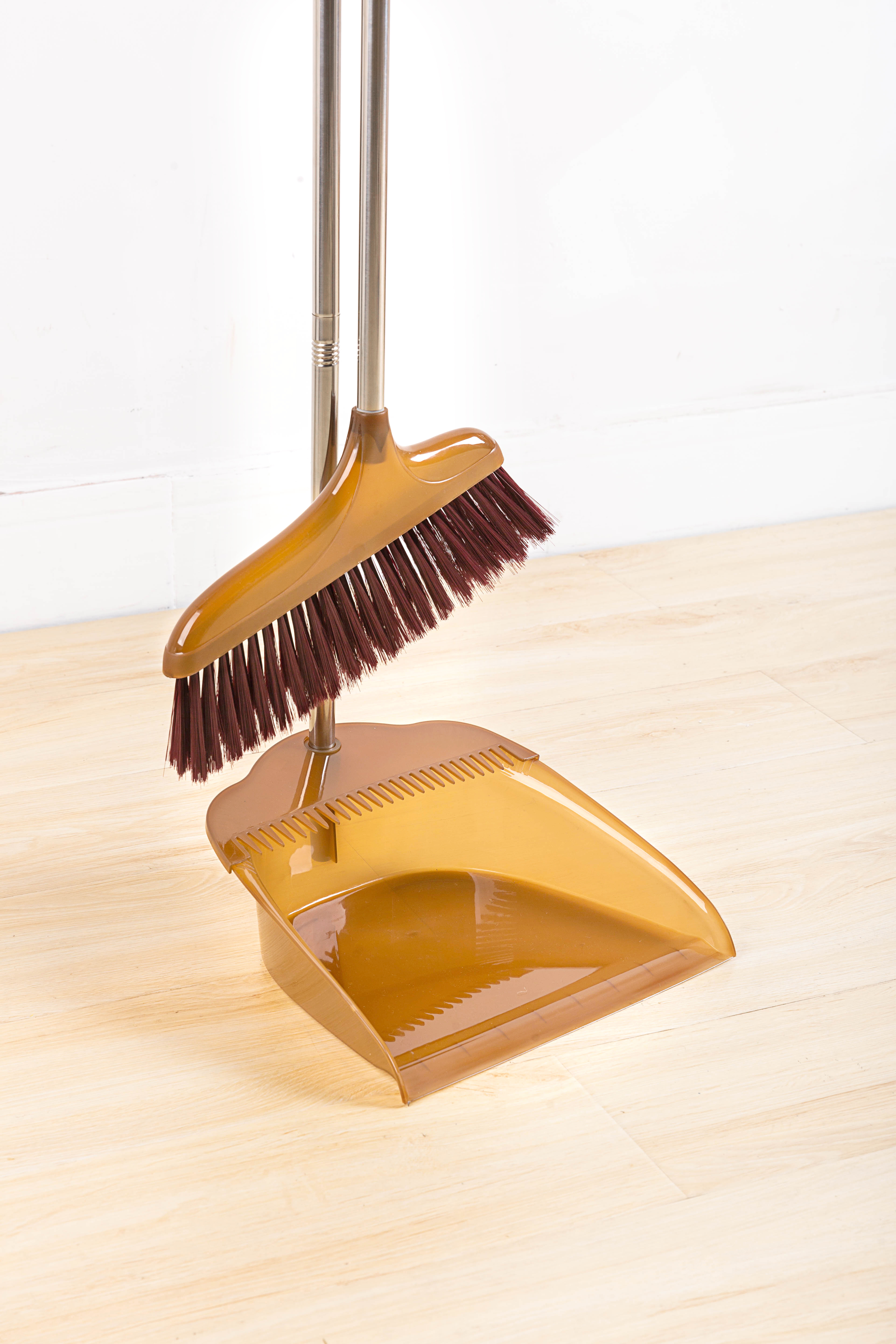 Long Handled stainless steel Broom And Dustpan Set M1007