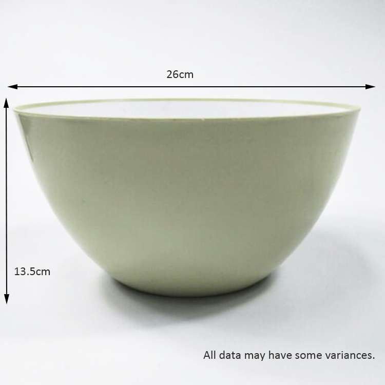 Manufacturers wholesale custom plastic melamine tableware large salad bowl 53x27x47cm