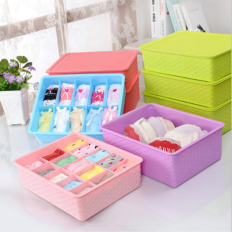 Eco-Friendly Double Open Lid Under Bed Plastic Storage Box With lid