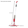 Factory wholesale price new sprinkler mop with large capacity water bottle 360 swivel mop