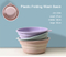 2019 new design Portable Folding Plastic Washbowl Household Kitchen Washbasin with Hanging Hook