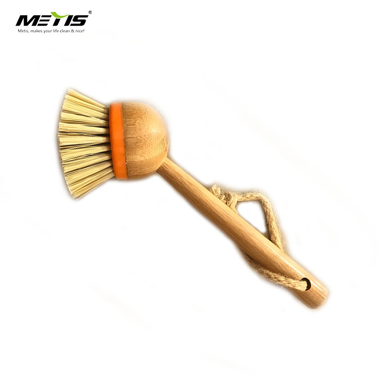 C3003 kitchen cleaning sponge brush head plastic dish brush with handle and hook C3003