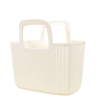 Rattan Plastic Hand Basket Bath Room Storage Baskets with Handle Household Storage Tools Large Capacity Metsi A7022