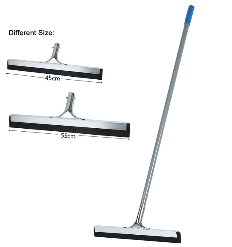  Aluminum Standard Duty Metal Floor Squeegee With Telescopic Handle Perfect All household factory 075-T