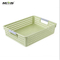 Promotion rectangular kitchen cabinet plastic basket tray storage