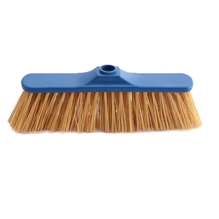 Economic plastic soft broom with soft PET bristle for indoor and outdoor sweeping Metis 9093