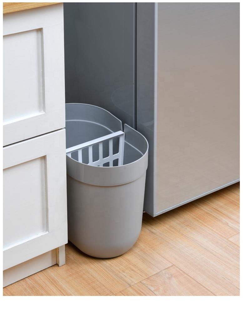 2020 Newly designed dry and wet sorting plastic trash bin use for home