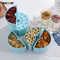 China wholesale practical round type 3 layers plastic lunch box food container
