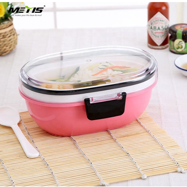 METIS high quality Microwave heating food grade PP kids lunch box sets with spoon