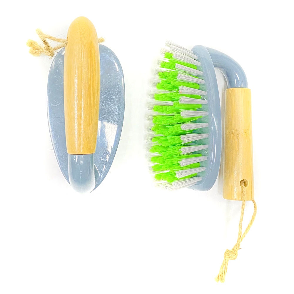 Easy hold rubber handle scrub brush clothes Cleaning Scrubbing Brush Cloth Washing Brush D2015