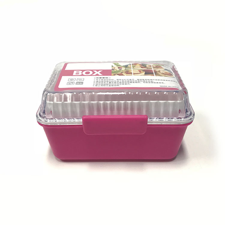BPA free plastic Buckle lock beton lunch box